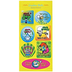 Super Kid Sticker Sheet - Go Green