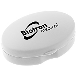 Oval Pill Box - Opaque - 24 hr