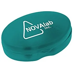 Oval Pill Box - Translucent - 24 hr