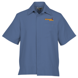 Batiste Short Sleeve Dress Shirt - Men's