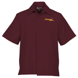 Batiste Short Sleeve Dress Shirt - Men's