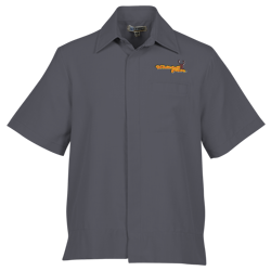 Batiste Short Sleeve Dress Shirt - Men's