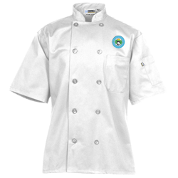 Ten Button Short Sleeve Chef Coat