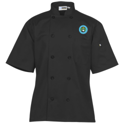 Ten Button Short Sleeve Chef Coat