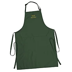 Butcher Apron with Two Patch Pockets