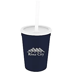 Event Stadium Cup with Lid & Straw - 12 oz.