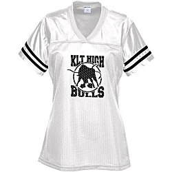 Poly Mesh Jersey V-Neck T-Shirt - Ladies'