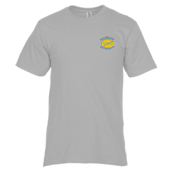 Essential Ring Spun Cotton T-Shirt - Men's - Colors - Embroidered