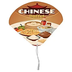 Seashell Tassel Hand Fan - Full Color