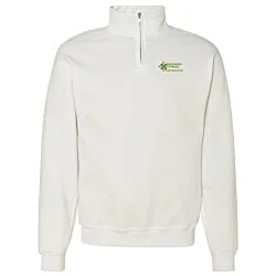 Jerzees NuBlend 1/4-Zip Sweatshirt - Embroidered