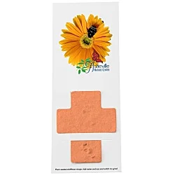Plant-A-Shape Flower Seed Bookmark - Cross - 24 hr