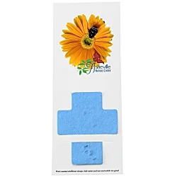 Plant-A-Shape Flower Seed Bookmark - Cross - 24 hr