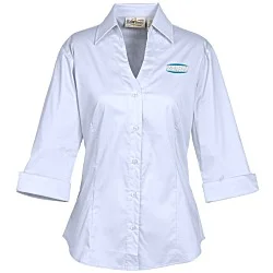 Signature V-Neck 3/4 Sleeve Blouse - Ladies' - 24 hr
