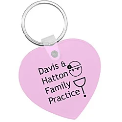 Heart Soft Keychain - Opaque