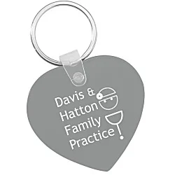 Heart Soft Keychain - Opaque