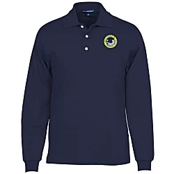 Quick Dry Long Sleeve Pique Polo