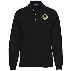 Quick Dry Long Sleeve Pique Polo