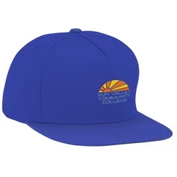 Yupoong Five Panel Flat Bill Cap