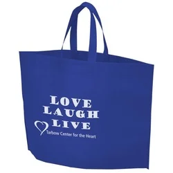 Heat Seal Bottom Gusset Tote - 13 1/2 inches x 20 inches