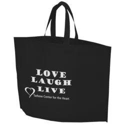 Heat Seal Bottom Gusset Tote - 13 1/2 inches x 20 inches