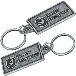 Camden Metal Keychain - Rectangle