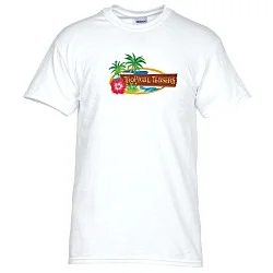 Gildan 5.3 oz. Cotton T-Shirt - Men's - Full Color - White