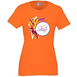 Gildan 5.3 oz. Cotton T-Shirt - Ladies' - Full Color - Color