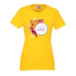 Gildan 5.3 oz. Cotton T-Shirt - Ladies' - Full Color - Color