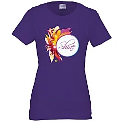 Gildan 5.3 oz. Cotton T-Shirt - Ladies' - Full Color - Color