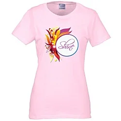 Gildan 5.3 oz. Cotton T-Shirt - Ladies' - Full Color - Color