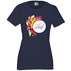 Gildan 5.3 oz. Cotton T-Shirt - Ladies' - Full Color - Color