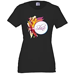 Gildan 5.3 oz. Cotton T-Shirt - Ladies' - Full Color - Color