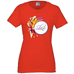 Gildan 5.3 oz. Cotton T-Shirt - Ladies' - Full Color - Color