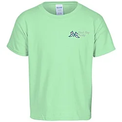 Gildan 5.3 oz. Cotton T-Shirt - Youth - Embroidered