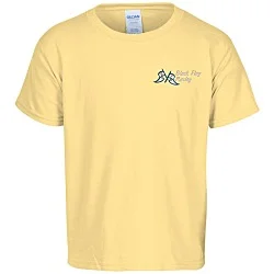 Gildan 5.3 oz. Cotton T-Shirt - Youth - Embroidered