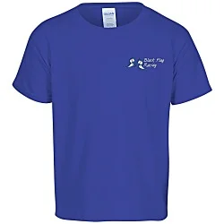 Gildan 5.3 oz. Cotton T-Shirt - Youth - Embroidered