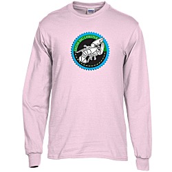 Gildan 5.3 oz. Cotton LS T-Shirt - Full Color - Colors