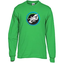 Gildan 5.3 oz. Cotton LS T-Shirt - Full Color - Colors