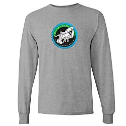 Gildan 5.3 oz. Cotton LS T-Shirt - Full Color - Colors