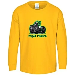 Gildan 5.3 oz. Cotton LS T-Shirt - Youth - Full Color - Color