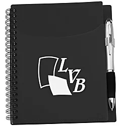 Sorbet Pocket Notebook with Curvy Stylus Pen