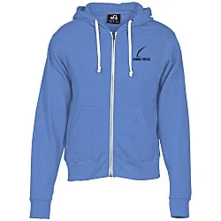 J. America Tri-Blend Full-Zip Hoodie - Screen