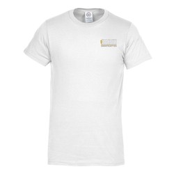 Adult 4.3 oz. Ringspun Cotton T-Shirt - Embroidered