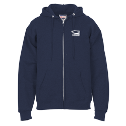 Hanes Ultimate Cotton Full-Zip Hoodie - Screen
