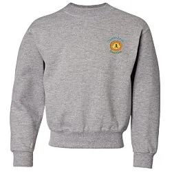 Jerzees NuBlend Crewneck Sweatshirt - Youth - Embroidered
