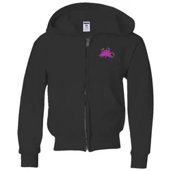 Jerzees NuBlend Full-Zip Hooded Sweatshirt - Youth - Embroidered