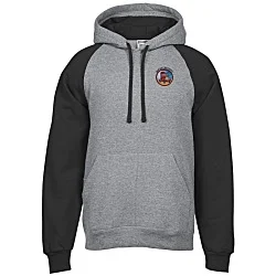 Jerzees NuBlend Colorblock Hoodie - Embroidered