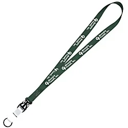 Mix and Match Smooth Nylon Lanyard - 3/4" - 38" - Metal Split Ring