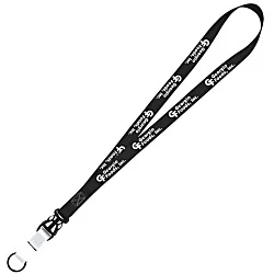 Mix and Match Smooth Nylon Lanyard - 3/4" - 38" - Metal Split Ring