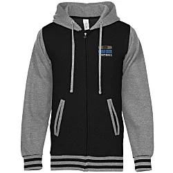 Independent Trading Co. Varsity Full-Zip Hoodie - Embroidered